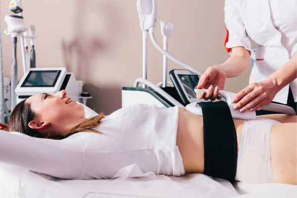woman having body sculpting to help improve her body image and her mental health Longbridge