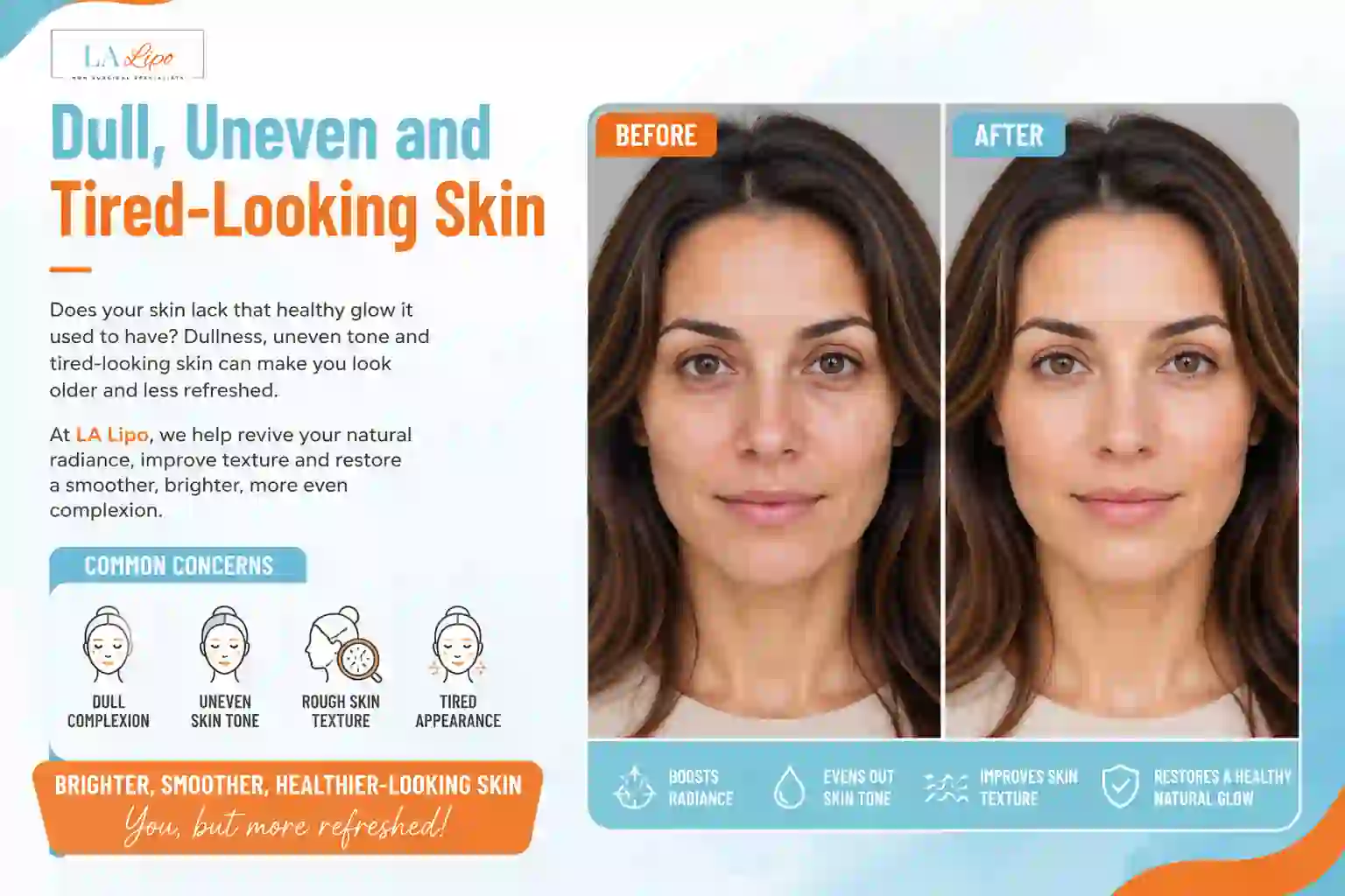 Sign #5: Dull, Uneven and Tired-Looking Skin Longbridge